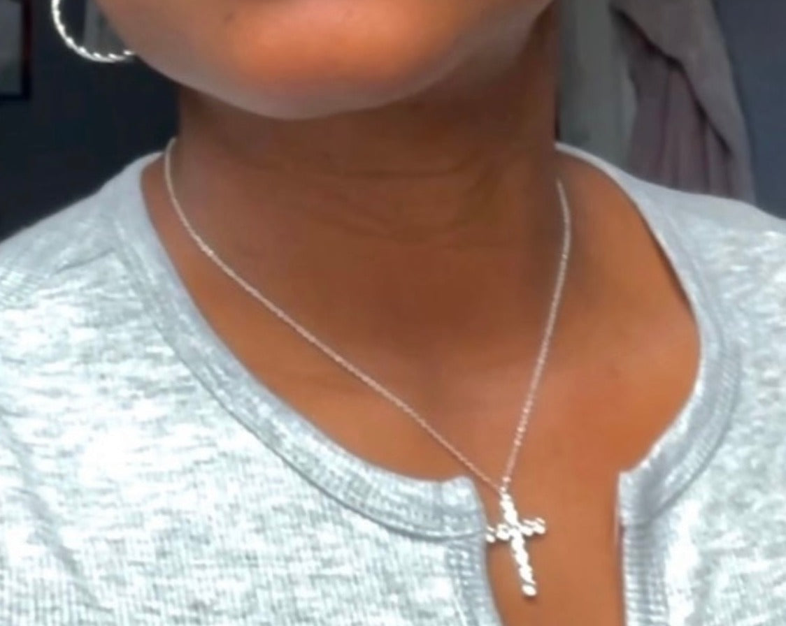 diamond cross necklace