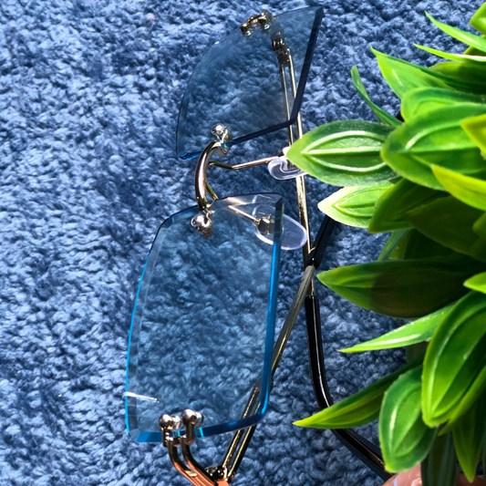 chanel rimless sunglasses