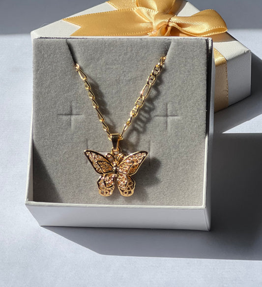 Figaro butterfly necklace